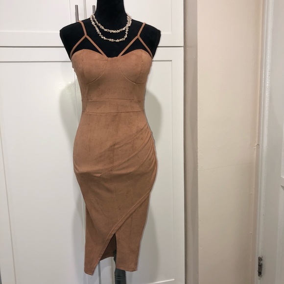 privy Dresses & Skirts - Beautiful sexy faux suede dress